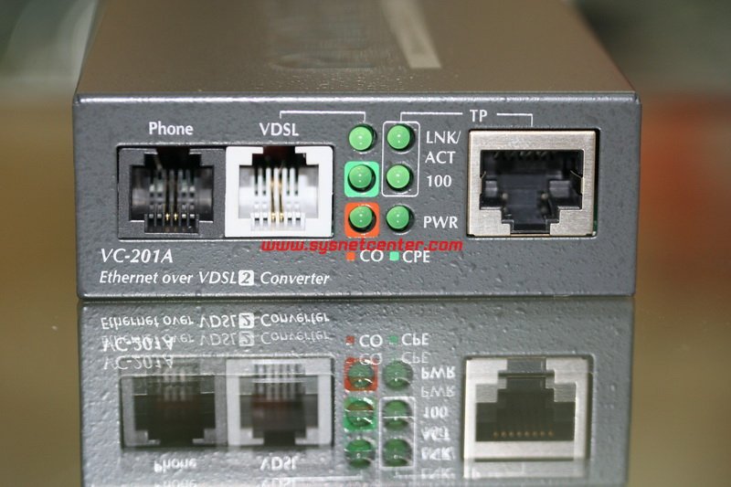 Review อุปกรณ์ Planet VC-201A - Ethernet Over VDSL2 Converter in แนะนำ ...